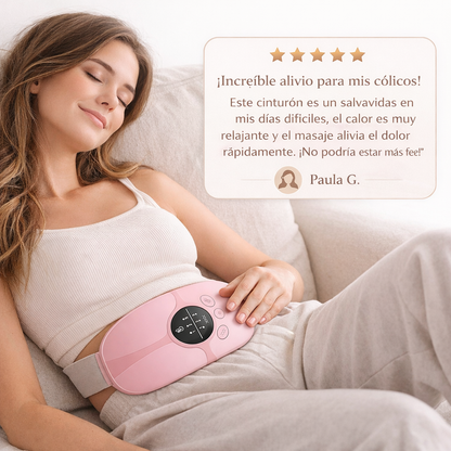 Cinturón Menstrual de Calor y Masaje