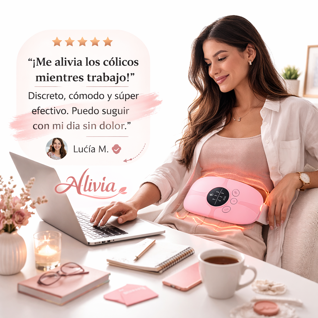 Cinturón Menstrual de Calor y Masaje