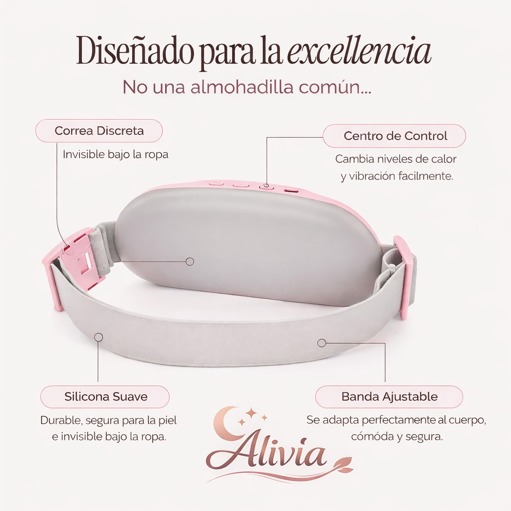 Cinturón Menstrual de Calor y Masaje