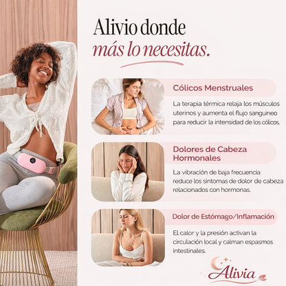 Cinturón Menstrual de Calor y Masaje